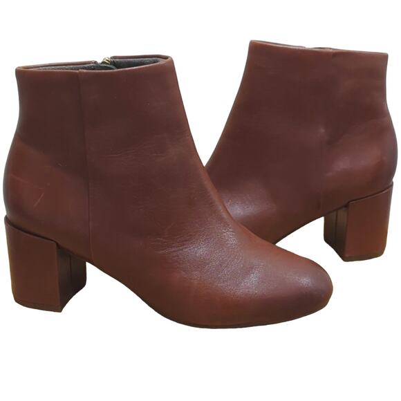 Rockport Leather Ankle Boots Cushioned Total Motion TruTECH Sole Womens Size 6.5 - Picture 1 of 8